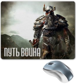 Заказать коврик для мышки в Москве. Коврик для мышки Путь воина от shop-viking - готовые дизайны и нанесение принтов.