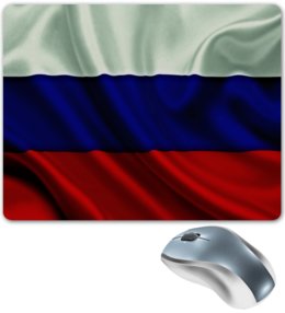 Заказать коврик для мышки в Москве. Коврик для мышки Триколор от THE_NISE  - готовые дизайны и нанесение принтов.