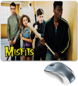 Заказать коврик для мышки в Москве. Коврик для мышки Misfits от THE_NISE  - готовые дизайны и нанесение принтов.