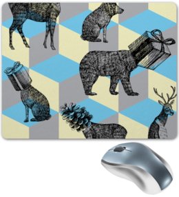 Заказать коврик для мышки в Москве. Коврик для мышки животные от THE_NISE  - готовые дизайны и нанесение принтов.