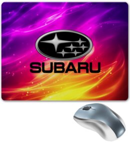 Заказать коврик для мышки в Москве. Коврик для мышки Subaru от THE_NISE  - готовые дизайны и нанесение принтов.