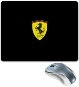 Заказать коврик для мышки в Москве. Коврик для мышки Ferrari  от DESIGNER   - готовые дизайны и нанесение принтов.