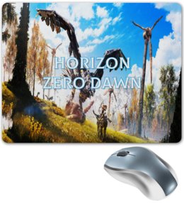 Заказать коврик для мышки в Москве. Коврик для мышки Horizon Zero Dawn от THE_NISE  - готовые дизайны и нанесение принтов.