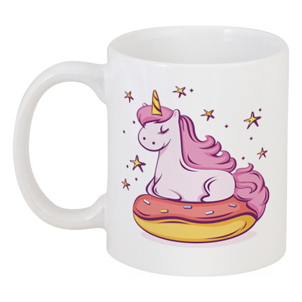 printio футболка оверсайз unicorn donut Printio Кружка Unicorn donut
