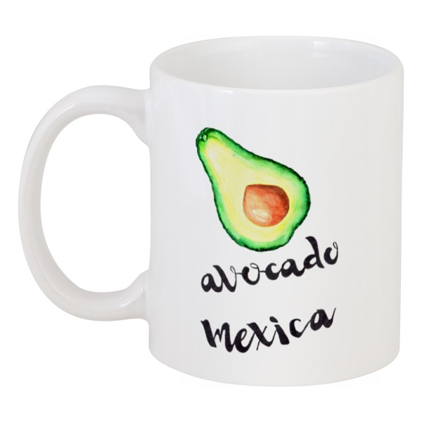 Printio Кружка Avocado mexica printio детская футболка классическая унисекс avocado mexica