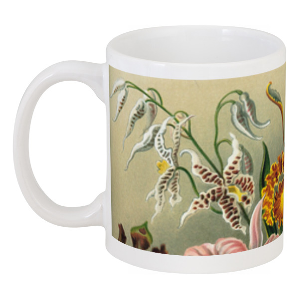 Printio Кружка Любимой девушке (орхидеи) кружка для чая пасхальный венок ева чашка с принтом пасхальный подарок любимой маме сестре подруге бабушке