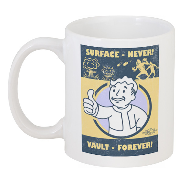 Printio Кружка Fallout. vault - forever! printio футболка классическая fallout vault forever