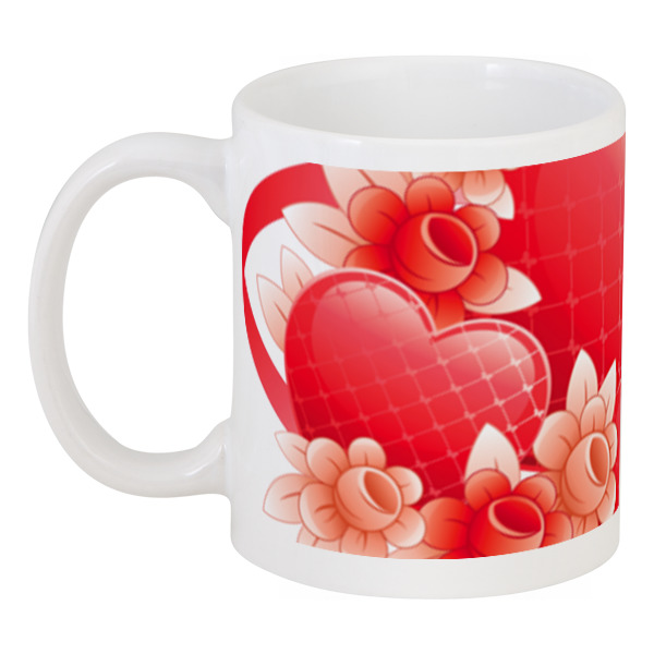 Printio Кружка Любимой женщине кружка для чая биение сердца златочка чашка с принтом подарок на 14 февраля подруге любимой женщине