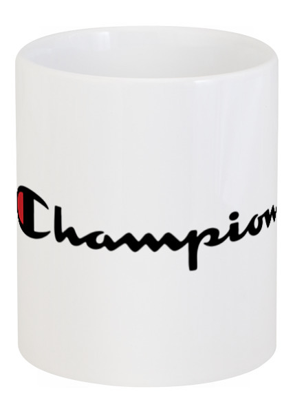 Заказать кружку в Москве. Кружка Champion от DESIGNER   - готовые дизайны и нанесение принтов.
