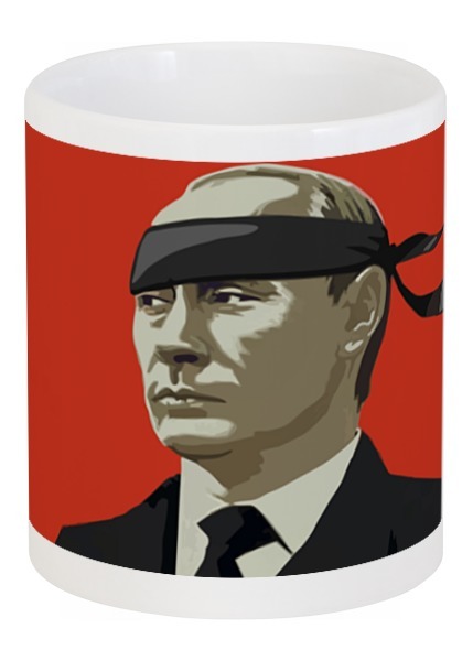 Заказать кружку в Москве. Кружка Путин от Тима Старк - готовые дизайны и нанесение принтов.