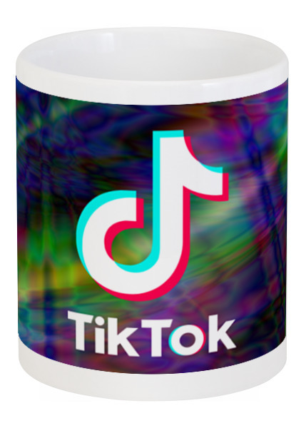 Заказать кружку в Москве. Кружка TikTok  от DESIGNER   - готовые дизайны и нанесение принтов.