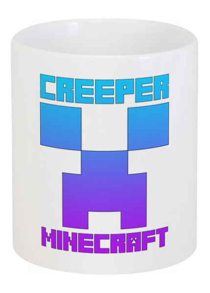 Заказать кружку в Москве. Кружка MINECRAFT CREEPER от weeert - готовые дизайны и нанесение принтов.