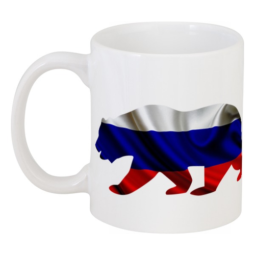 Заказать кружку в Москве. Кружка Русский Медведь от FireFoxa - готовые дизайны и нанесение принтов.