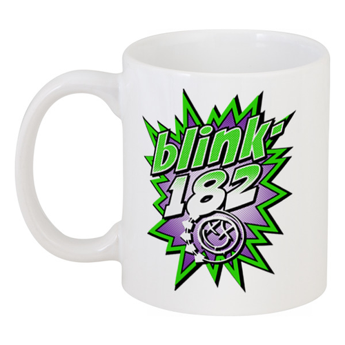 Заказать кружку в Москве. Кружка Blink-182 от geekbox - готовые дизайны и нанесение принтов.