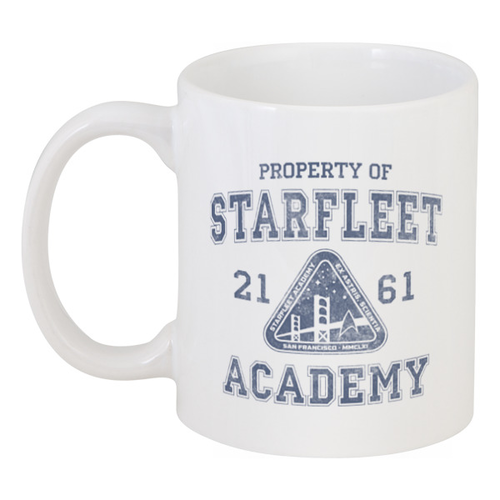Заказать кружку в Москве. Кружка Starfleet Academy от geekbox - готовые дизайны и нанесение принтов.