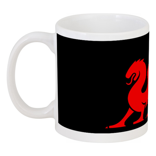 Заказать кружку в Москве. Кружка Красный дракон от lissaart@yandex.ru - готовые дизайны и нанесение принтов.