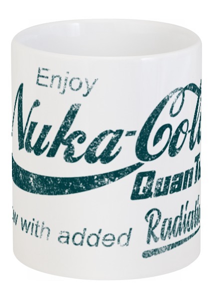 Заказать кружку в Москве. Кружка Nuka-Cola Quantum. Fallout от geekbox - готовые дизайны и нанесение принтов.