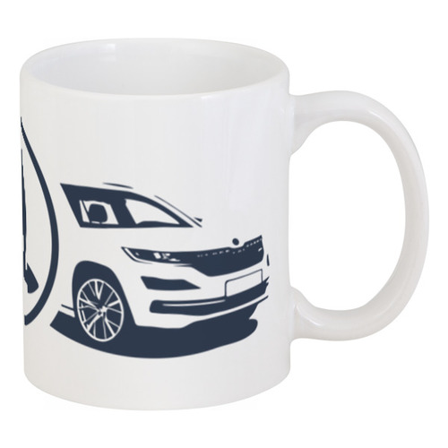 Заказать кружку в Москве. Кружка Skoda Kodiaq Club от Skoda Kodiaq Club  - готовые дизайны и нанесение принтов.