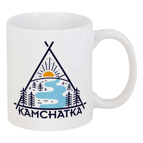 Заказать кружку в Москве. Кружка ▲КАМЧАТКА▲ от balden - готовые дизайны и нанесение принтов.