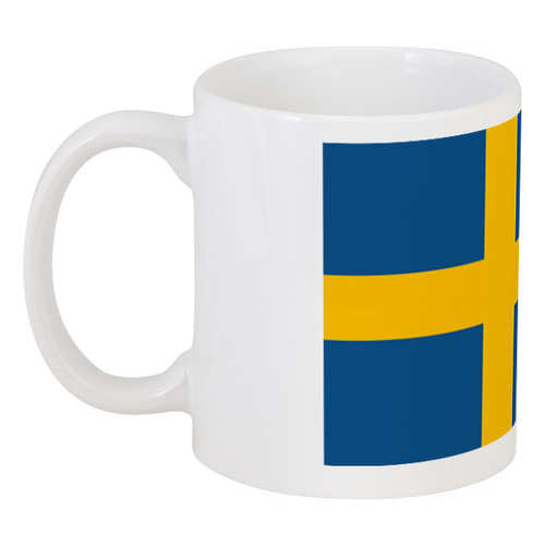 Заказать кружку в Москве. Кружка Шведский флаг от sergey48 - готовые дизайны и нанесение принтов.