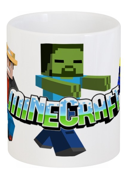 Заказать кружку в Москве. Кружка Minecraft от торгаш - готовые дизайны и нанесение принтов.