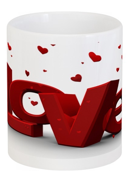 Заказать кружку в Москве. Кружка Happy Valentine's Day от Leichenwagen - готовые дизайны и нанесение принтов.