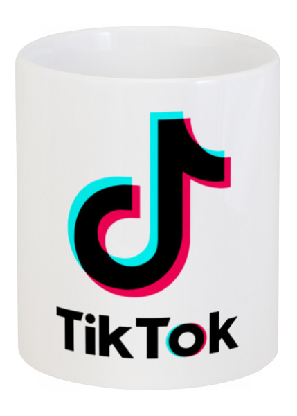 Заказать кружку в Москве. Кружка TikTok  от DESIGNER   - готовые дизайны и нанесение принтов.