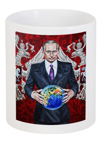Заказать кружку в Москве. Кружка Путин от Just kidding - готовые дизайны и нанесение принтов.
