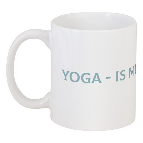 Заказать кружку в Москве. Кружка Yoga кружка от santaclaus0609@mail.ru - готовые дизайны и нанесение принтов.