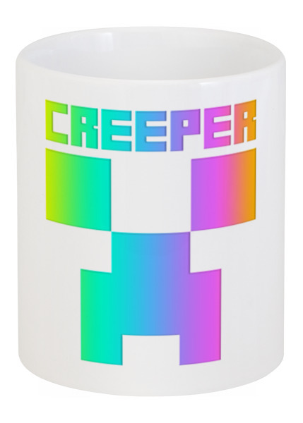 Заказать кружку в Москве. Кружка MINECRAFT CREEPER от weeert - готовые дизайны и нанесение принтов.