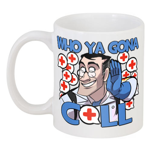 Заказать кружку в Москве. Кружка Кружка Team Fortress 2 Medic от nessime - готовые дизайны и нанесение принтов.