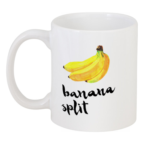 Заказать кружку в Москве. Кружка Banana split от Liby - готовые дизайны и нанесение принтов.