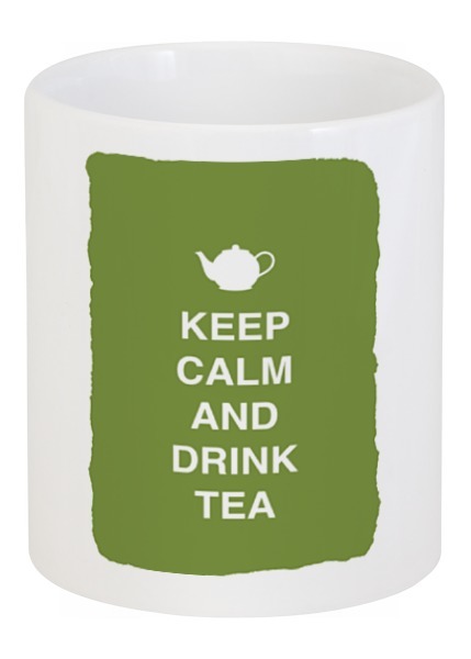 Заказать кружку в Москве. Кружка Keep calm and drink tea от zen4@bk.ru - готовые дизайны и нанесение принтов.