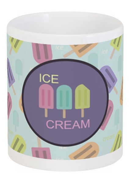 Заказать кружку в Москве. Кружка Ice-cream от Agapa-art - готовые дизайны и нанесение принтов.