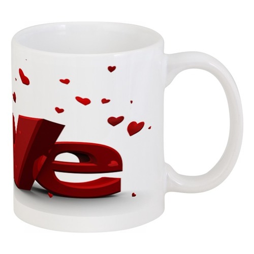 Заказать кружку в Москве. Кружка Happy Valentine's Day от Leichenwagen - готовые дизайны и нанесение принтов.
