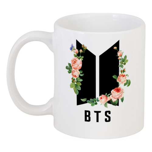 Заказать кружку в Москве. Кружка BTS (k-pop)  от geekbox - готовые дизайны и нанесение принтов.