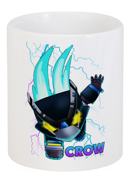 Заказать кружку в Москве. Кружка Brawl Stars CROW от vista12761@rambler.ru - готовые дизайны и нанесение принтов.