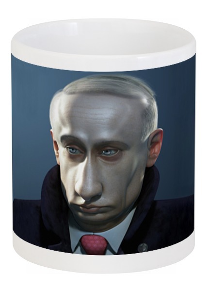 Заказать кружку в Москве. Кружка Путин от rockbasak88 - готовые дизайны и нанесение принтов.