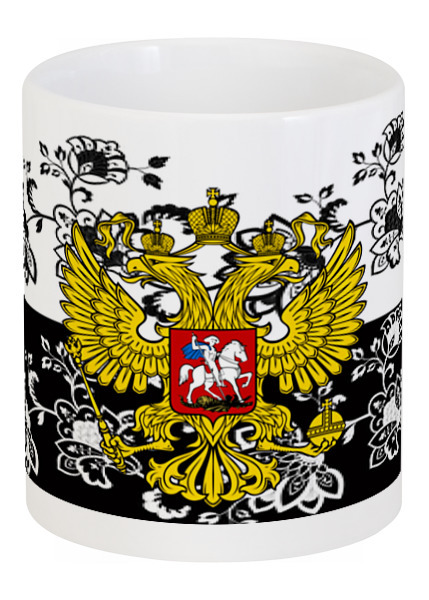 Заказать кружку в Москве. Кружка Узор и герб от THE_NISE  - готовые дизайны и нанесение принтов.