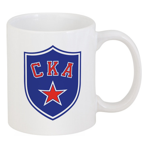 Заказать кружку в Москве. Кружка СКА Санкт-Петербург от Media M  - готовые дизайны и нанесение принтов.