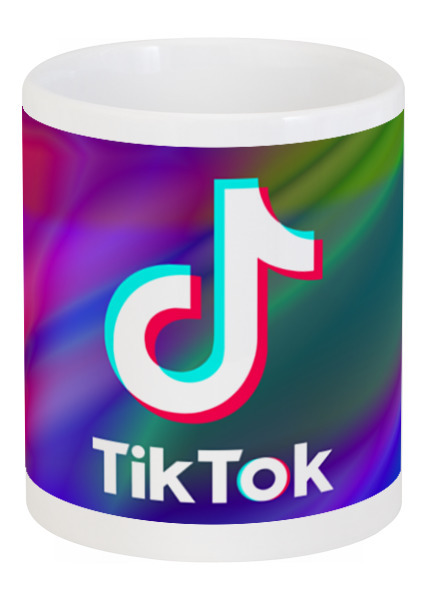 Заказать кружку в Москве. Кружка TikTok  от DESIGNER   - готовые дизайны и нанесение принтов.