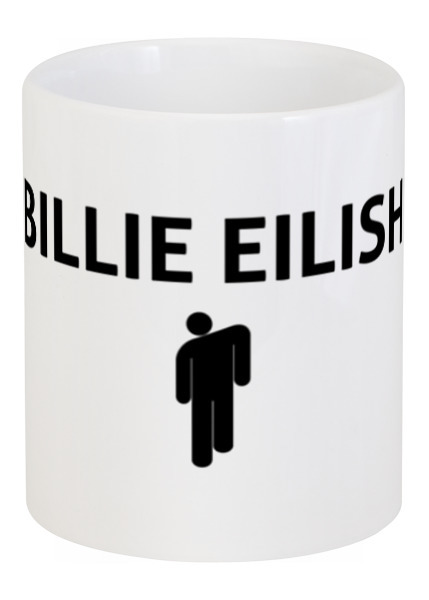 Заказать кружку в Москве. Кружка Billie Eilish от DESIGNER   - готовые дизайны и нанесение принтов.