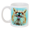 Заказать кружку в Москве. Кружка Low Poly Fox от natulia_hatulia@yahoo.com - готовые дизайны и нанесение принтов.