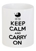 Заказать кружку в Москве. Кружка Keep calm & Carry on от litium - готовые дизайны и нанесение принтов.