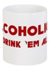 Заказать кружку в Москве. Кружка Alcoholica от Leichenwagen - готовые дизайны и нанесение принтов.