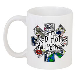 Заказать кружку в Москве. Кружка Red Hot Chili Peppers от geekbox - готовые дизайны и нанесение принтов.