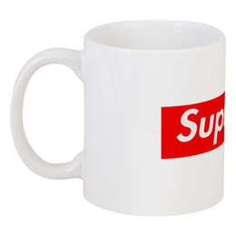 Заказать кружку в Москве. Кружка supreme от торгаш - готовые дизайны и нанесение принтов.