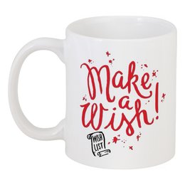 Заказать кружку в Москве. Кружка Make a wish от Hop Shop - готовые дизайны и нанесение принтов.