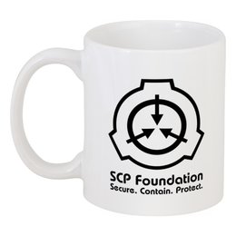 Заказать кружку в Москве. Кружка SCP Foundation от geekbox - готовые дизайны и нанесение принтов.