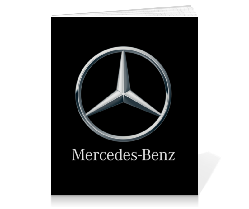 Printio Тетрадь на клею Mercedes-benz